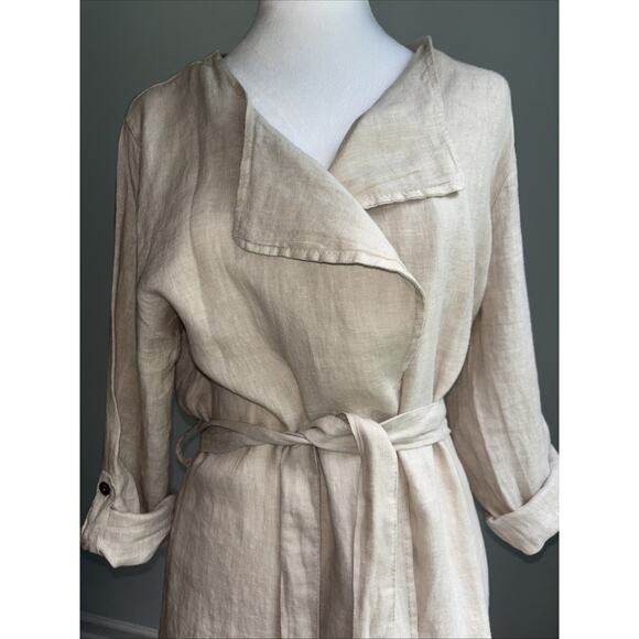 Alessia Pacini Tops - Alessia Pacini Linen Cardigan Wrap Size Medium Made In Italy